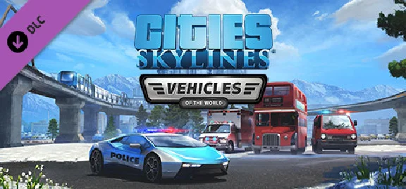 Cities: Skylines - Vehicles of the World (DLC) 🔑 STEAM