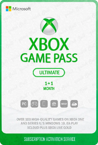 🚀 XBOX GAME PASS ULTIMATE 1+1 Month/ANY ACCOUNT 🚀