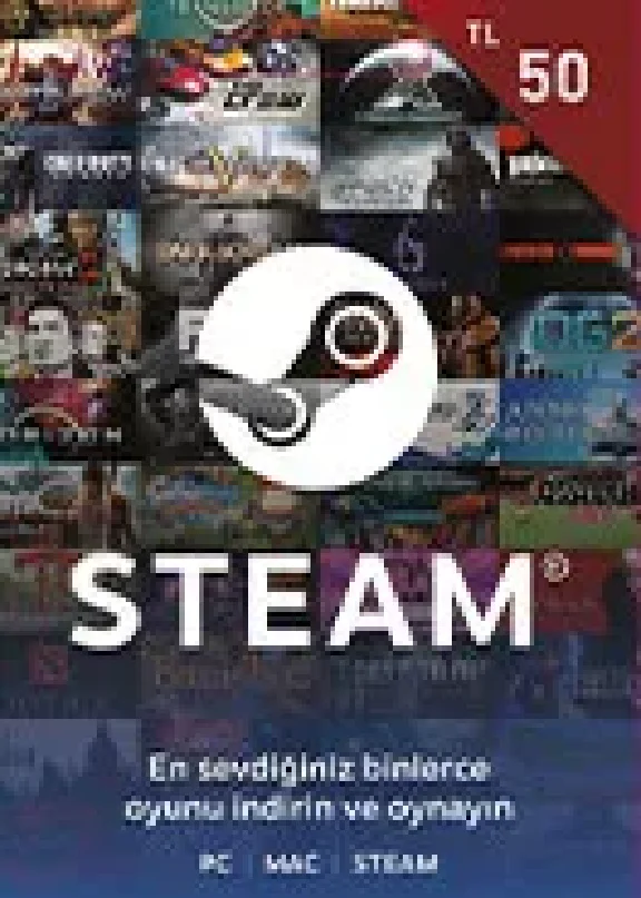 100-1000 TL 🎮Steam Подарочные Карты🎟️Турция Лиры АВТО