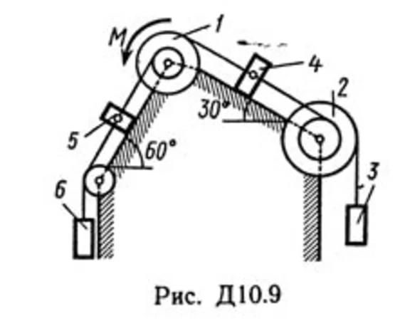 Тарг С.М. 1989 г. решение задачи Д10 В93 (рис. 9усл. 3)
