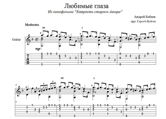 Любимые глаза (Андрей Бабаев) на гитаре