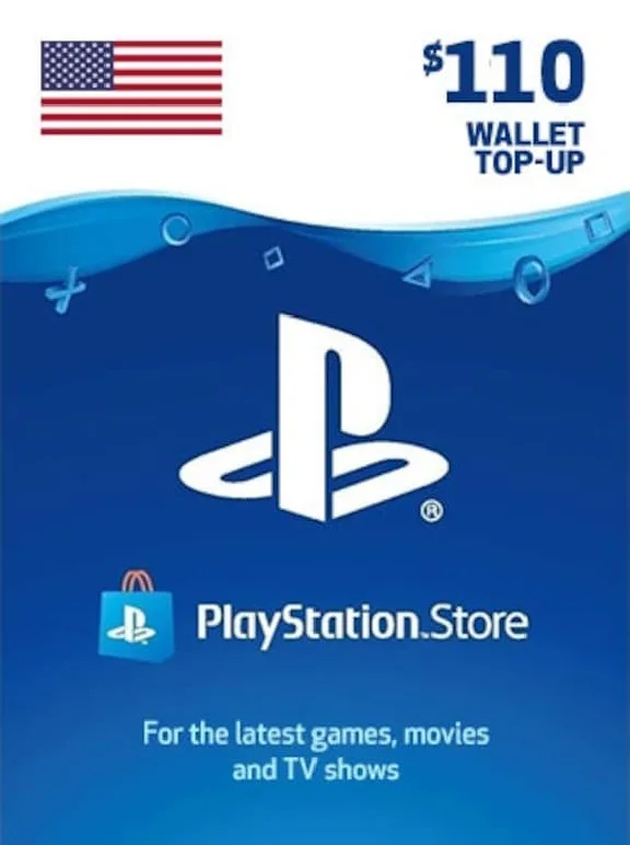 🎁 PSN USA карта пополнения на 110$ USD (USA) 🔥