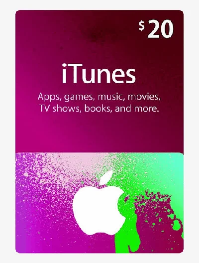 🍎 iTunes & App Store Gift Card 20$ (USA🇺🇸)[No fees]