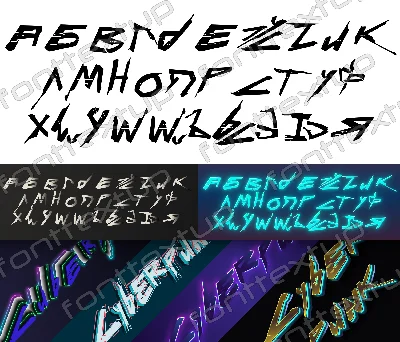 cyberpunk russian cyrillic cyberpunk font