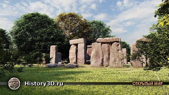 Стоунхендж, 3D-модель