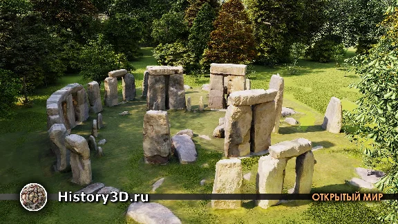 Стоунхендж, 3D-модель