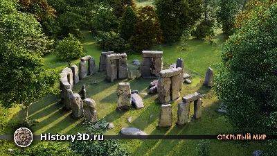 Стоунхендж, 3D-модель