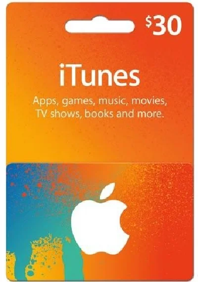 🔥iTunes Gift Card 30$ USD USA💳0%💎GUARANTEE🔥