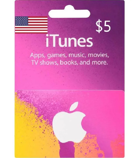 🔥iTunes Gift Card 5$ USD USA💳0%💎GUARANTEE🔥