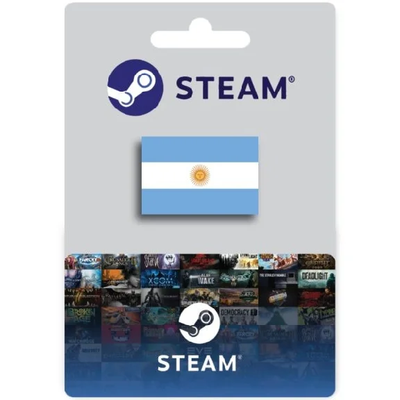 🎮Steam Wallet Gift Card: 5-10-50-100 USD💰 Argentina