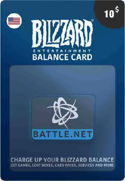 🔥BLIZZARD Gift Card 10$ USD USA💳0%💎GUARANTEE🔥