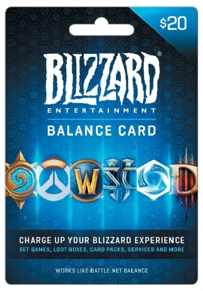 🔥BLIZZARD Gift Card 20$ USD USA💳0%💎GUARANTEE🔥