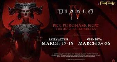 🔥Diablo IV Бета Ранний Доступ PC/PS4/PS5/XBOX 🔑 Ключ