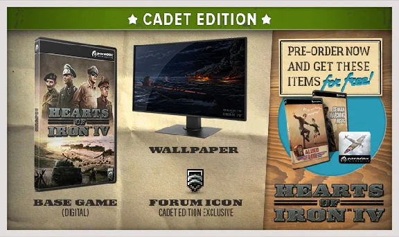 🔥Hearts of Iron IV: 4 Cadet Edition💳0%💎GUARANTEE🔥