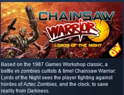 Chainsaw Warrior: Lords of the Night Steam Key RU+CIS