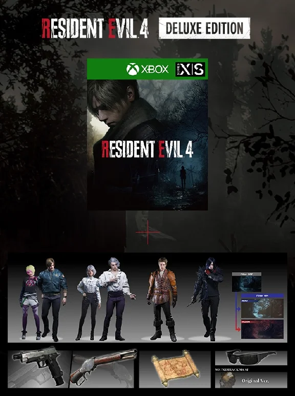 Resident Evil 4 Deluxe edition Xbox аккаунт Seies S/X🧟