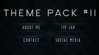 Коллекция 27 наборов кнопок для Twitch в формате PSD