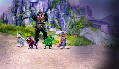 Guild Wars 2 Mini Baby Mount Container