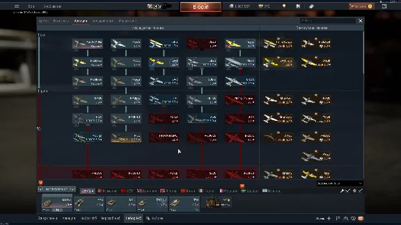 War Thunder Personal account 54th level with emai
