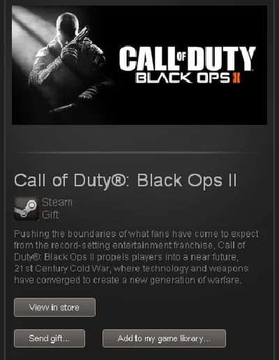 zzzz_CoD Black Ops 2 - STEAM Gift region Free / GLOBAL