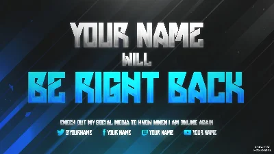 Заставки и оверлеи Twitch для Photoshop