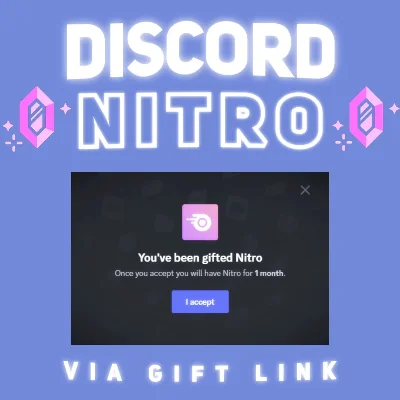 🚀 DISCORD NITRO 50% СКИДКА 🚀 НА МЕСЯЦ | ПОДАРКОМ 🎁