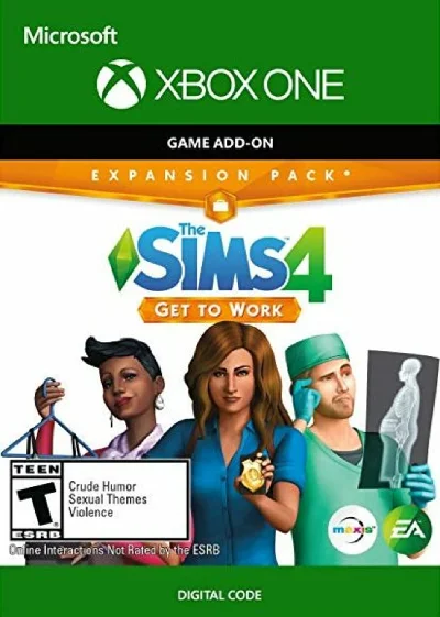 ✅❤️THE SIMS 4 GET TO WORK DLC❤️XBOX ONE|XS🔑 KEY✅