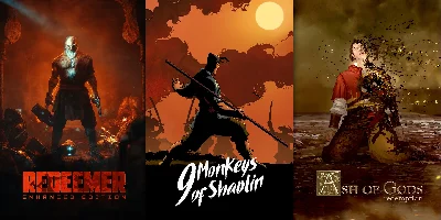 9 Monkeys of Shaolin + Ash of Gods + Redeemer Bundle 🎁
