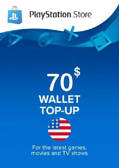 🔥PSN Playstation Network 70$ USD USA💳0%💎GUARANTEE🔥