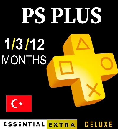 🎈🎮PS Plus Deluxe Extra Essential 1-12 Months 🎈TRY🎈