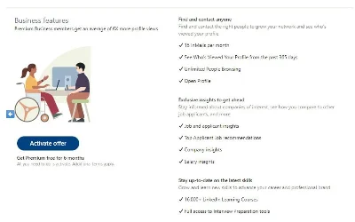 🏆LINKEDIN BUSINESS PREMIUM +LEARNING+CERT 1 ГОД🎁✅