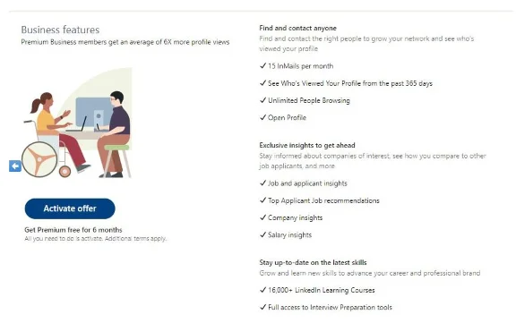 🏆LINKEDIN BUSINESS PREMIUM +LEARNING+CERT 1 ГОД🎁✅