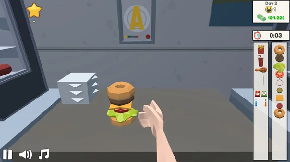 Fast Burger Simulator STEAM KEY REGION GLOBAL ROW + 🎁