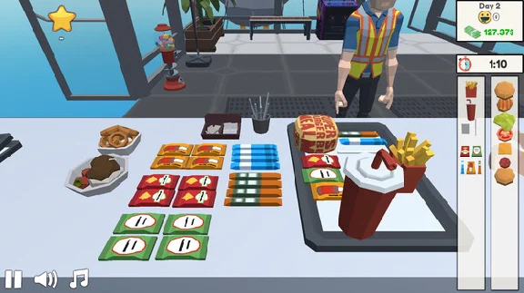 Fast Burger Simulator STEAM KEY REGION GLOBAL ROW + 🎁