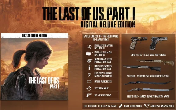The Last of Us Part I Deluxe Edition (Steam Key/Global)