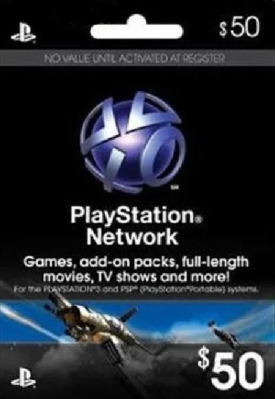 50 Playstation Network Card