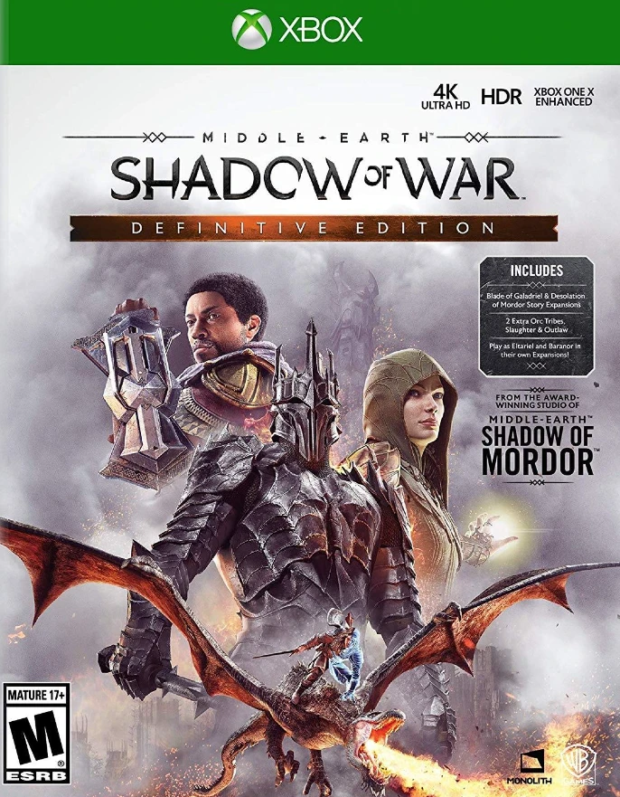 MIDDLE-EARTH: SHADOW OF WAR DEFINITIVE ✅ XBOX KEY🔑