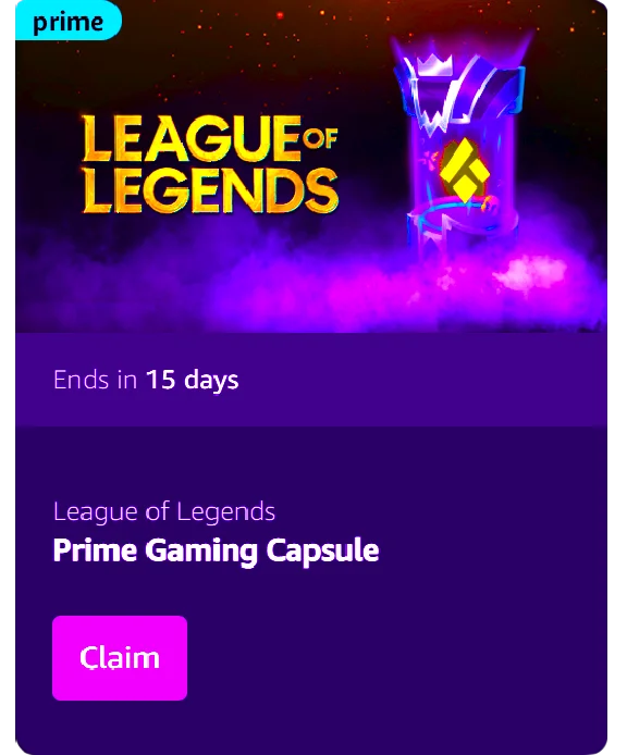 ✅AMAZON FULL PRIME/PUBG#6/LOL/🔑ALL GAMES LOOT