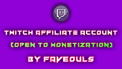 🎬АВТО 🎬TWITCH AFFILIATE ACCOUNT🎬 LOYALTY DISCOUNT!🎬