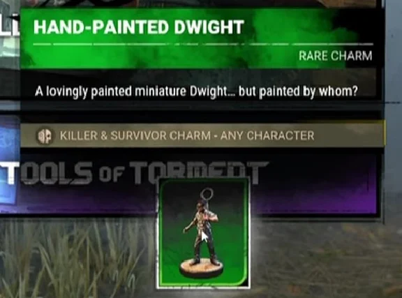 🎨DBD: Rare Charm - Hand-Painted Dwight + Gift🎁