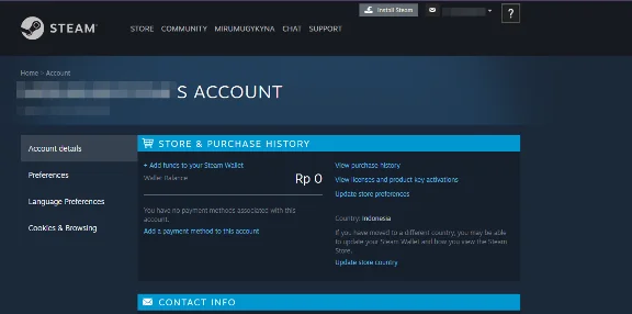 🔥 NEW INDONESIA ACCOUNT ✅ STEAM/STEAM ✅ (Indonesia Reg