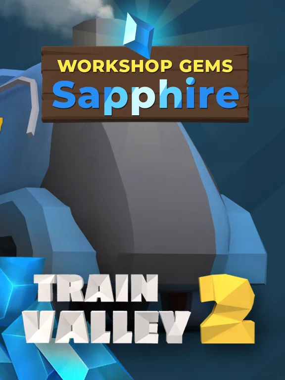 🔥Train Valley 2 Workshop Gems Sapphire DLC💳0%💎🔥