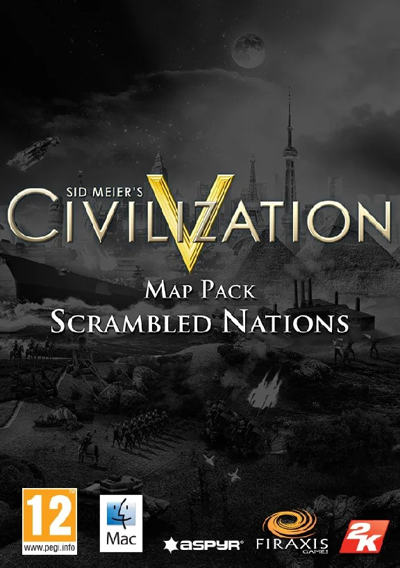 🔥Civilization V: Scrambled Nations Map RU/CIS💳0%💎🔥
