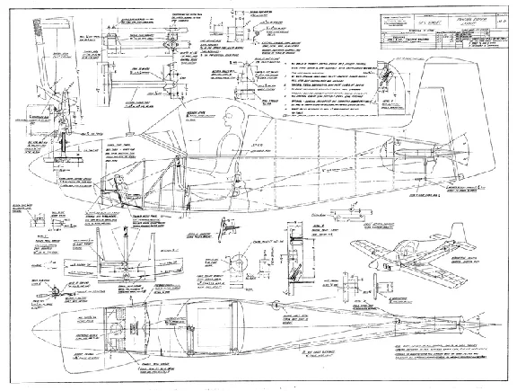 You Aviator. Drawings aircraft Corby CJ-1 Starlet