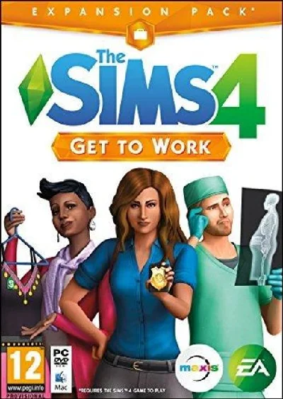 🔥THE SIMS 4 - GET TO WORK Origin/EA-App DLC Key +🎁