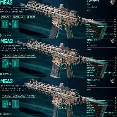 Battlefield 2042 - M5A3 - 1.25-2.5x - Macros for razer