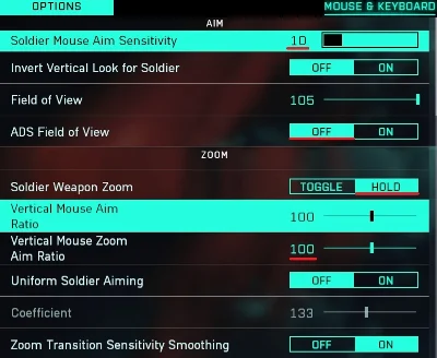 Battlefield 2042 - M5A3 - 1.25-2.5x - Macros for razer