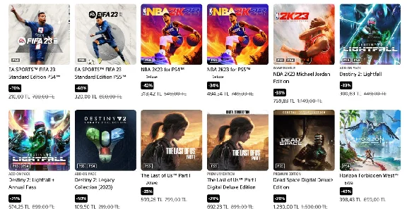 Any game on PS4/PS5🔥Best price! 🔥(Turkey)