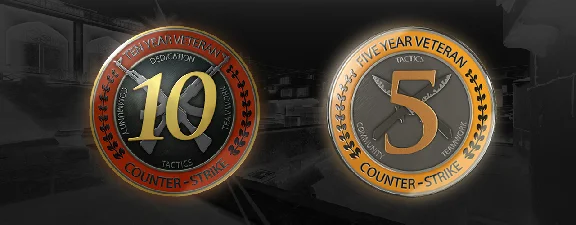 ✅ ⭐ CS2 MEDAL✅ ⭐ FOR 5 AND 10 YEARS ✅ FACEIT ⭐ STEAM⭐