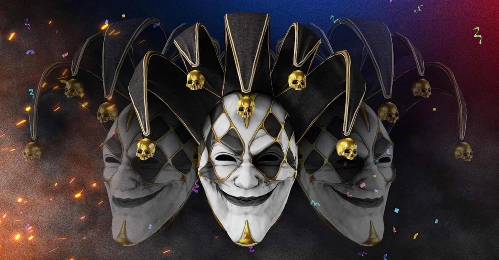 🔥PAYDAY 2 10th Anniversary Jester Mask🔥🔑Steam KEY🔑